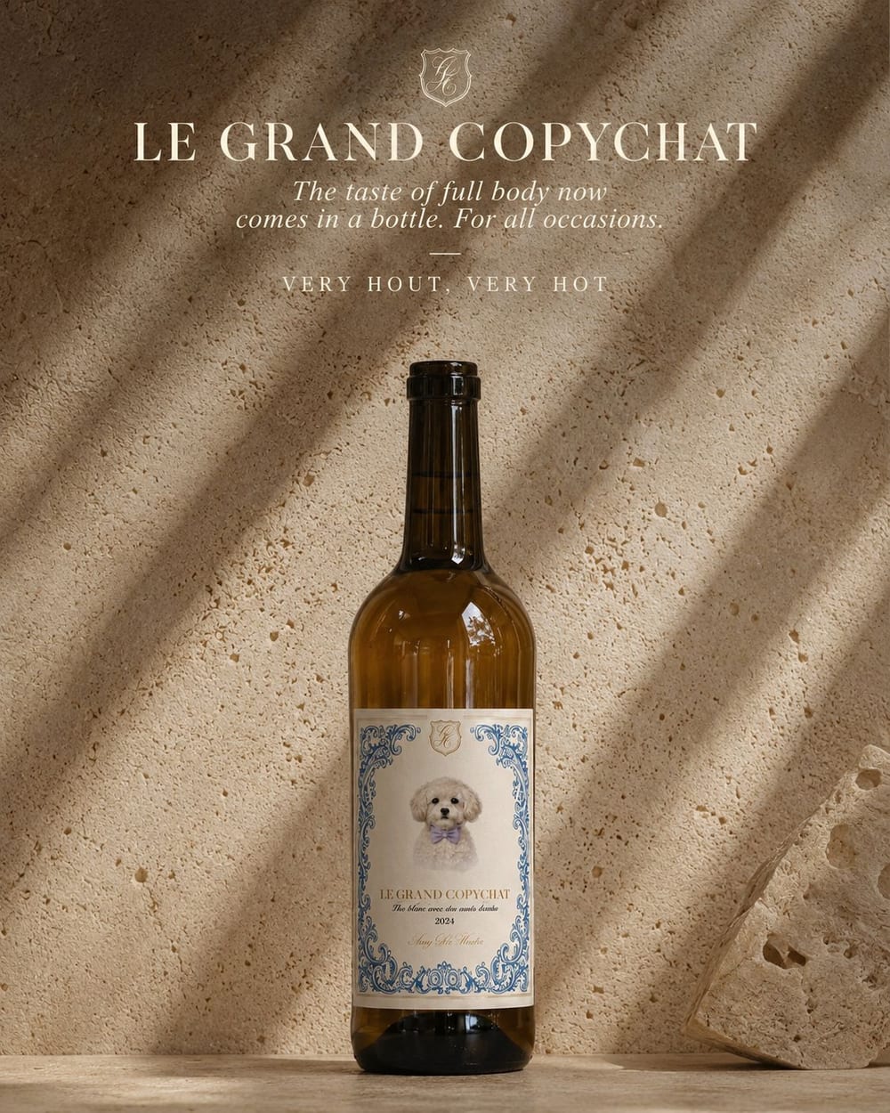 Blauw scrollwork — Le Grand Copychat